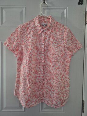 Linen/cotton top,Kim Rogers. Large.